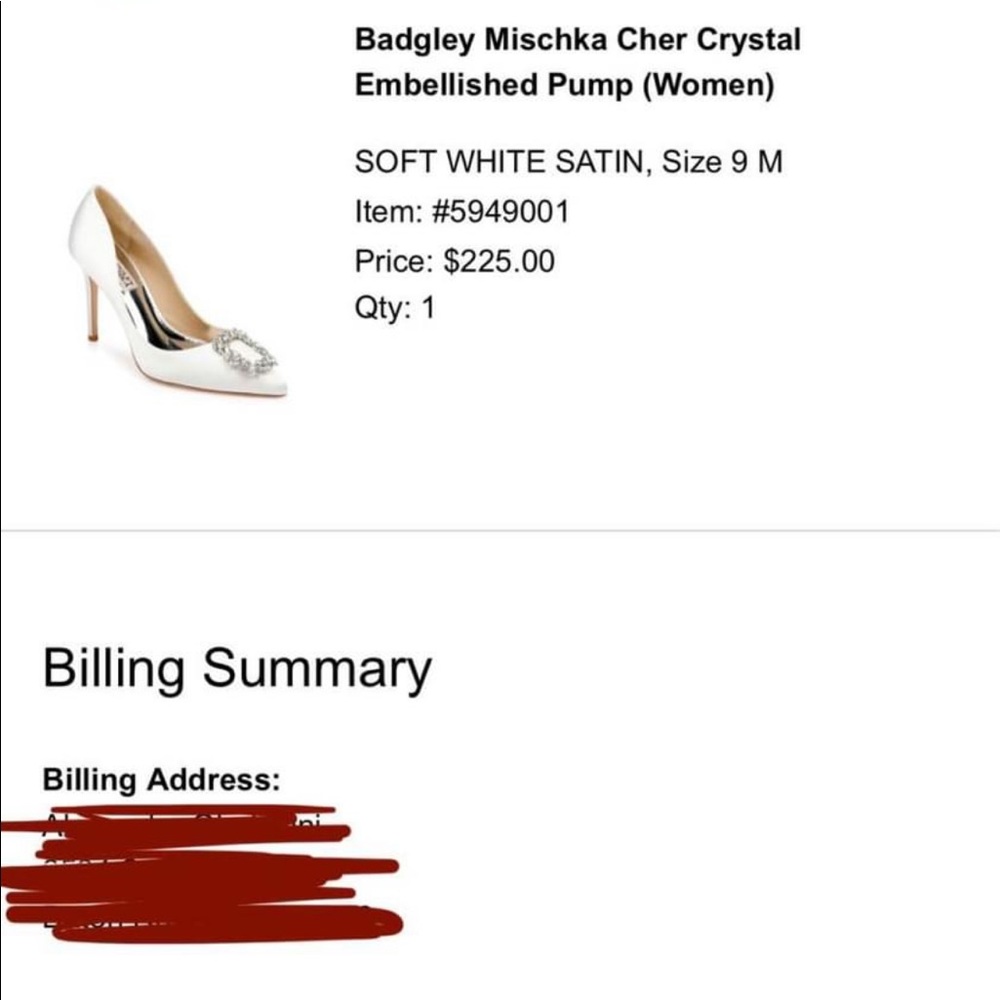 Badgley Mischka Cher Chrystal embellished pump